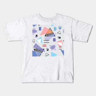 Triangles geometric pattern Kids T-Shirt